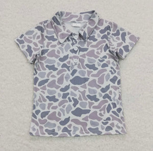 Boy Camo Polo