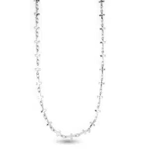 Silver Cross Chain Necklace