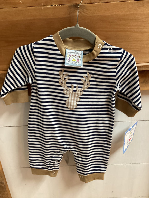 Three sisters deer romper /NB-Darby