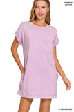 Washed t-shirt dress