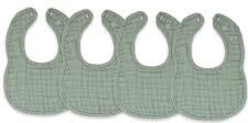 Green comfycubs muslin bibs