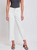 High rise wide leg pants