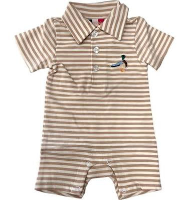 Boys duck romper 9m-Savanna