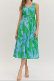 Botanical Garden Midi Dress