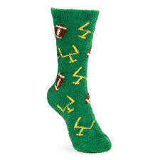 Soft and cozy football socks