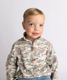 Millie Jay 1/4 zip pullover camo