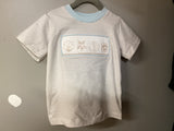 Seashell smocked boys set