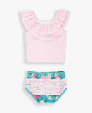 Fancy me floral girls swim tankini
