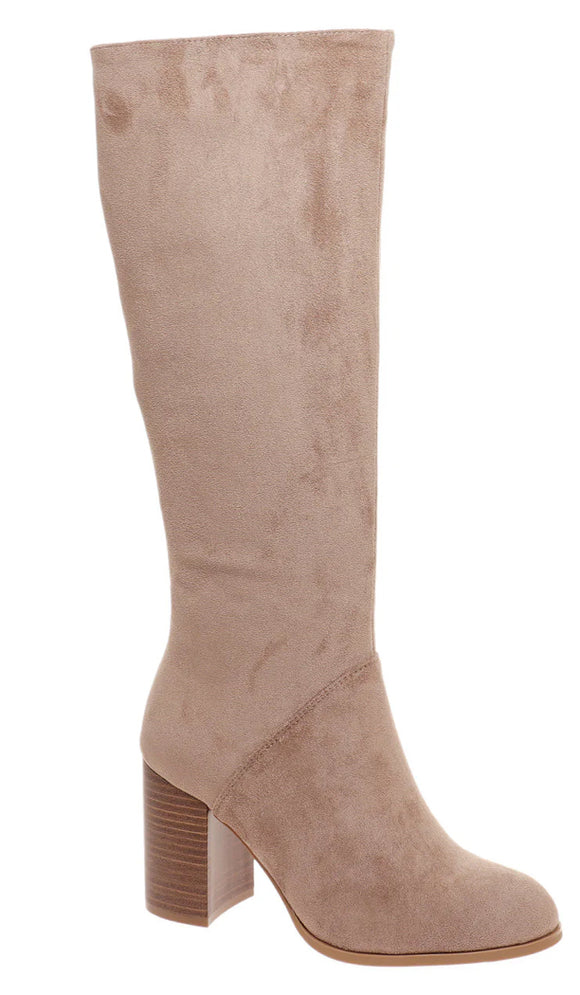 Pierre dumas women’s tall suede boots