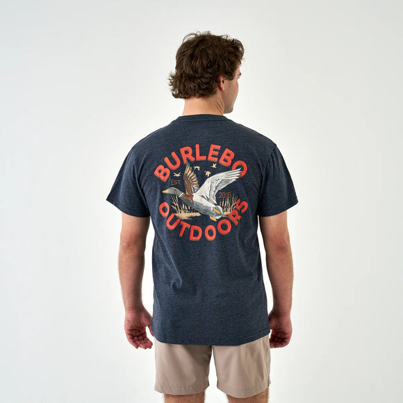 Old School Duck Hunt- Heather Navy