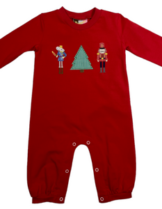 Nutcracker applique boys romper