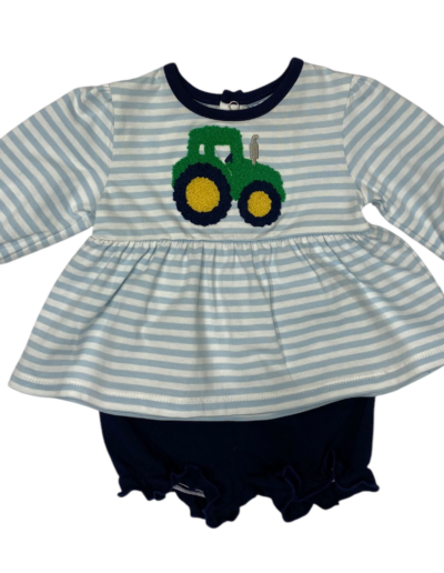Three sisters tractor bloomer set