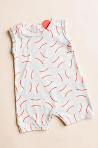 BASEBALL SHORTY ONE-PIECE