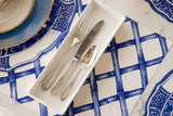 hester and cook 24 blue lattice placemats