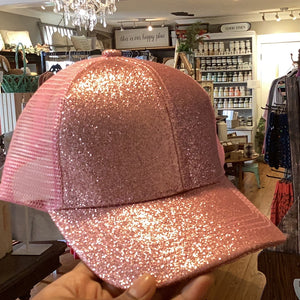 Pink sparkle hat