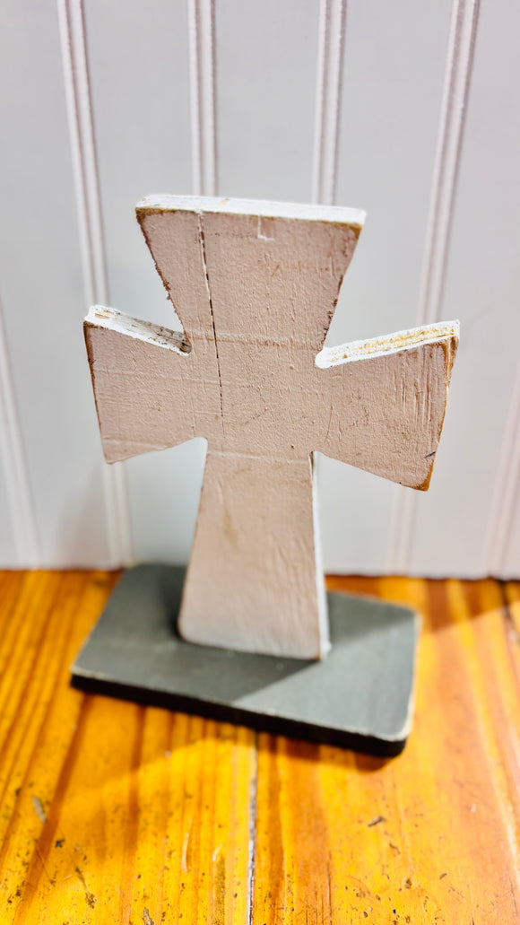 Wooden cross decor - Brittney