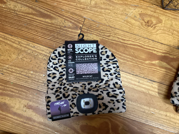 Night Scope Led Beanie Leopard