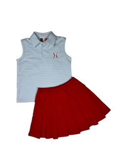 Girls Baseball Skort Set