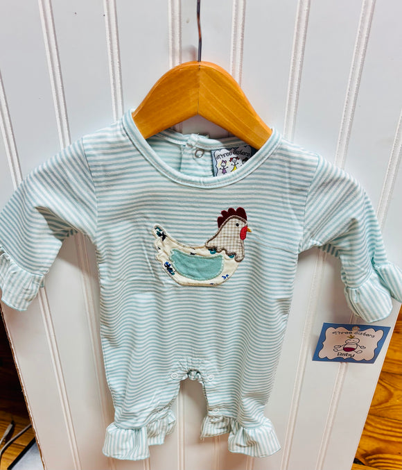 Three sisters chicken romper