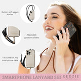Kedzie smartphone lanyard set