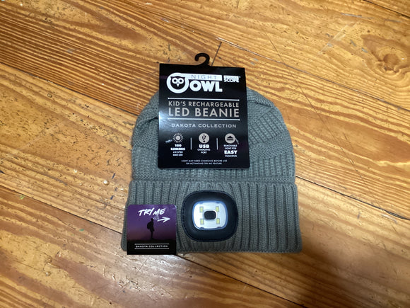 Night Owl Led Beanie Gray