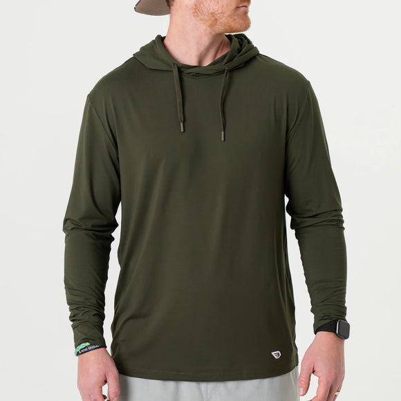 Performance Hoodie- Mallard Green