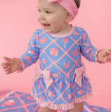 Ruffle butts Tropical Rashguard one piece