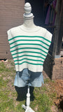 Striped sweater vest