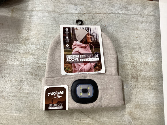 Night Scope Led Beanie Oatmeal