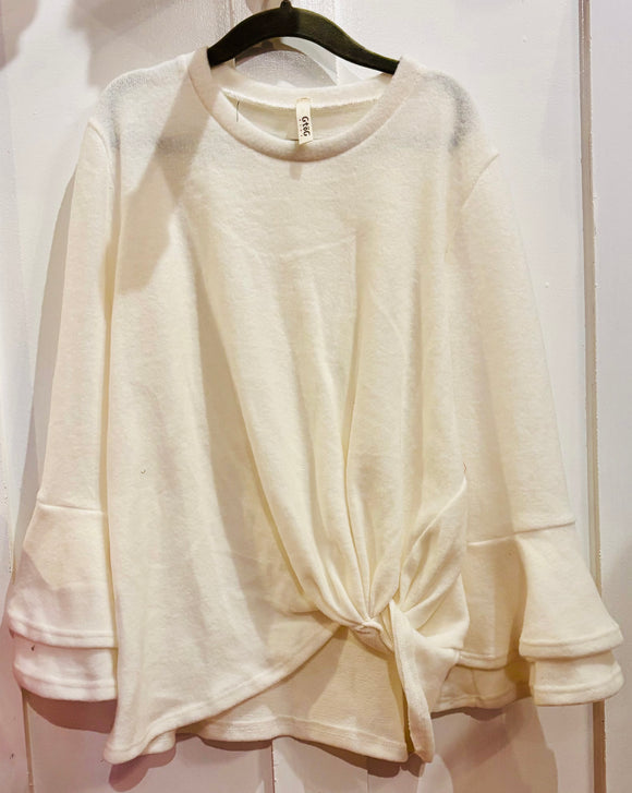 Ivory Bell Girl Top