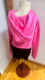 Tween half zip soft jacket