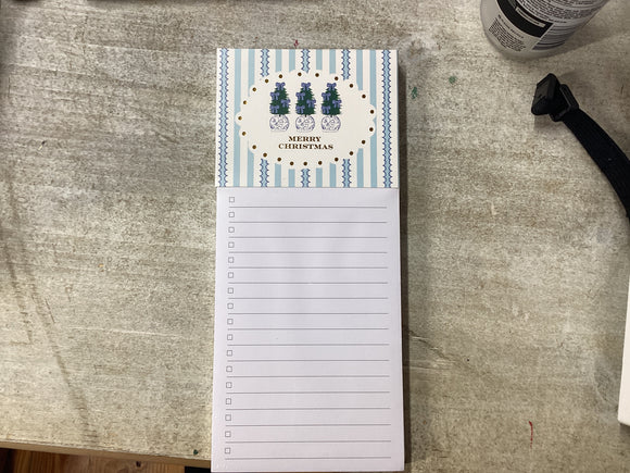 Mary Square Merry Christmas Magnetic Notpad