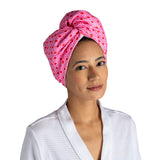 Lemon lavender microfiber turbo towel