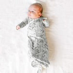 Copper pearl knotted newborn gown//alta - Katelyn