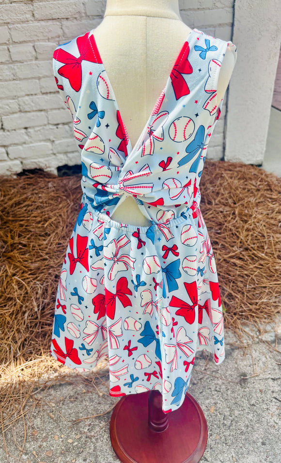 Girls Baseball Athletic Dress