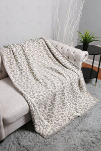 Comfyluxe blanket blue cheeta print