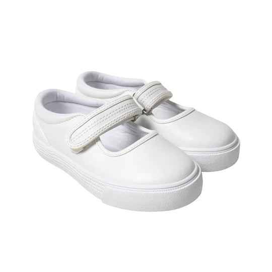 Oomphies jamie tumbled white girls flats