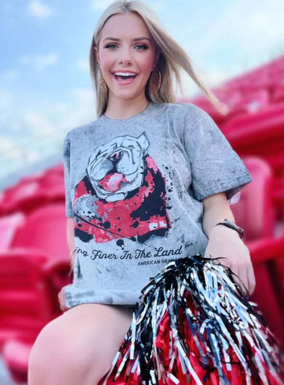 Nothing Finer in the Land Ga bulldog tee