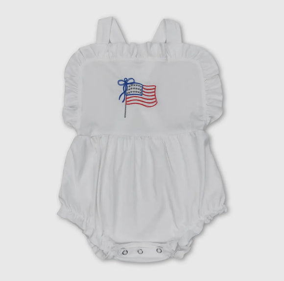 Girls White Romper