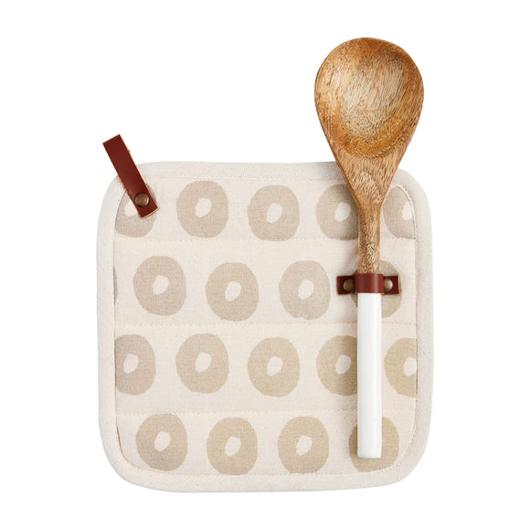 Mudpie pot holder spoon set - Brittney