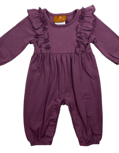 Madison Romper–Plum