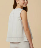 Hayden Girls Stitched Panel Tank