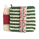 Mudpie Striped Set Pot Holder
