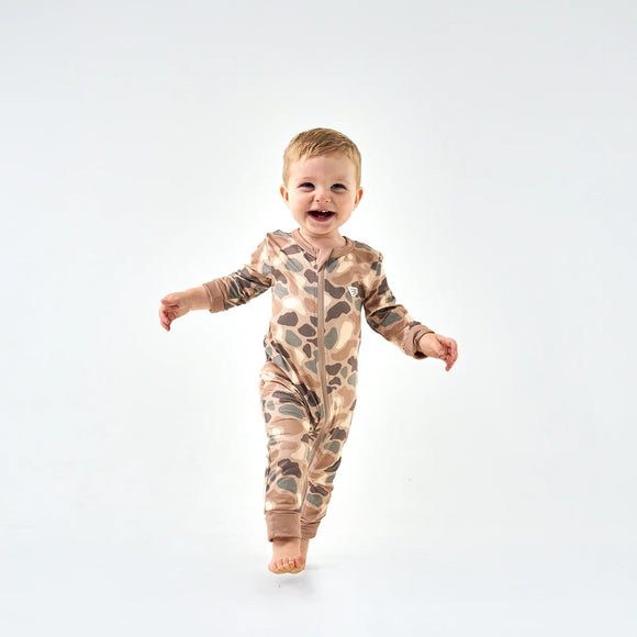 Burlebo Baby Zip Up- Pintail Camo