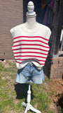 Striped sweater vest