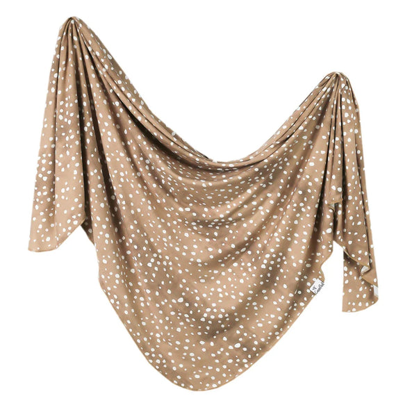 Fawn swaddle blanket- savanna