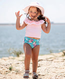 Fancy me floral girls swim tankini