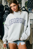 Georgia Mock Neck Sweatshirts