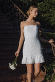 Floral lace mini dress