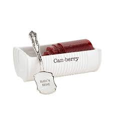 Mudpie cranberry dish set - Carly